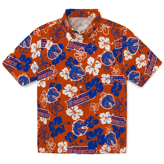 Boise State Broncos Hibiscus Bloom Hawaiian Shirt – Moonbestprint