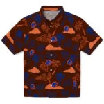 Boise State Broncos Hawaiian Shirt - Palm And Clouds | Moonbestprint