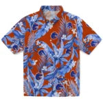 Boise State Broncos Hawaiian Shirt - Palm Leaves | Moonbestprint