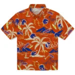 Boise State Broncos Hawaiian Shirt - Palm Tree Island | Moonbestprint