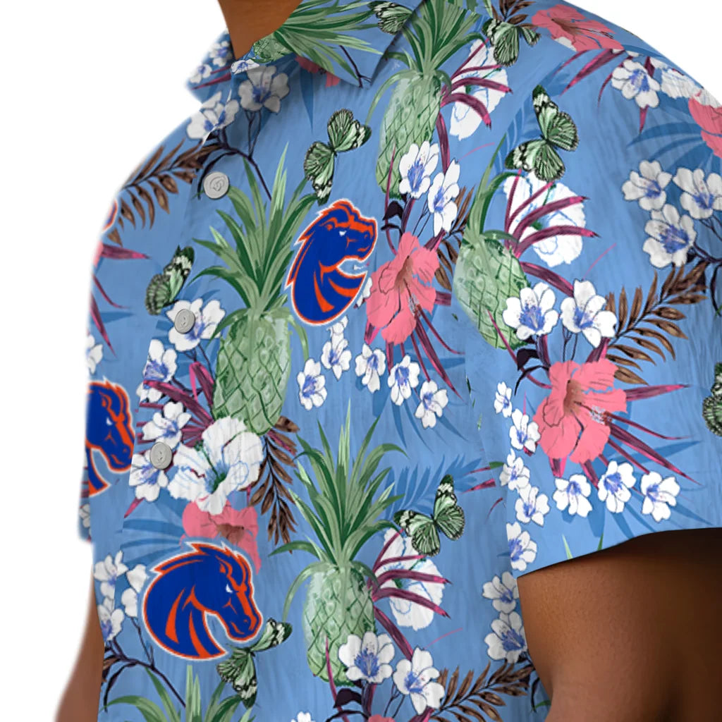 Boise State Broncos Hawaiian Shirt - Pineapple Bouquet | Moonbestprint