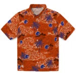 Boise State Broncos Hawaiian Shirt - Wave Palm | Moonbestprint