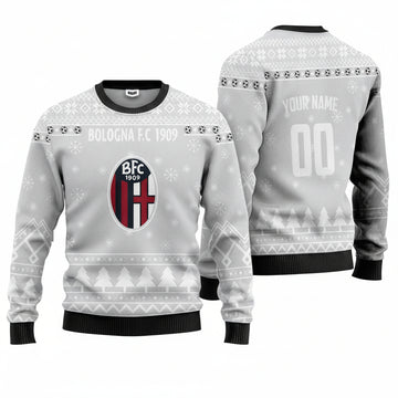 Bologna F.C 1909 Personalized Ugly Christmas Sweater Sliver Version ? Usalast