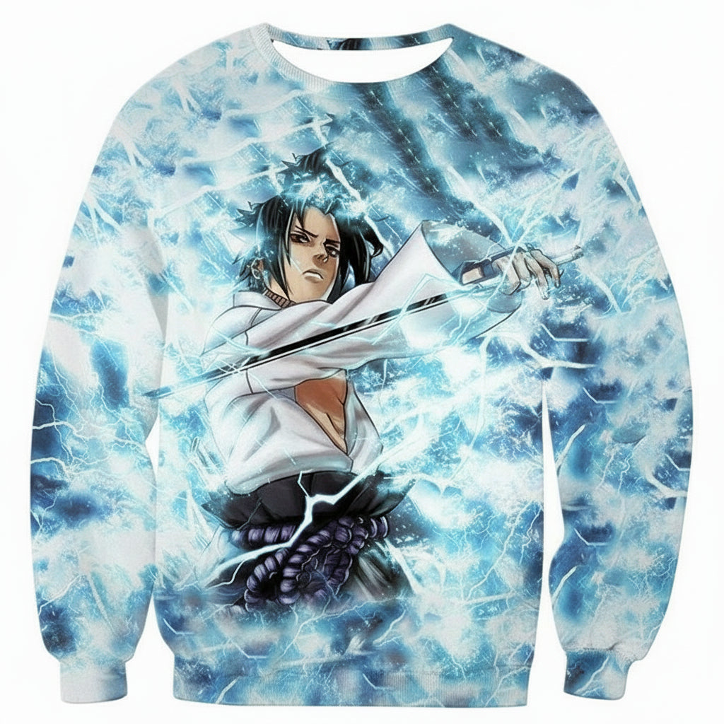 Boruto Sasuke Uchiha Cool Lightning Type Ninja Anime Sweater Sh9925 ? Usalast