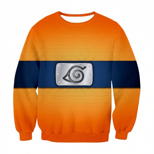 Boruto Super Awesome Leaf Village Ninja Headband Orange Sweater Sh9933 ? Usalast