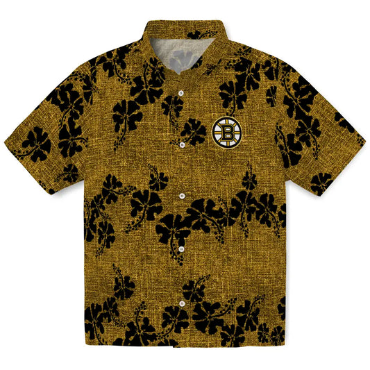 Boston Bruins Hawaiian Shirt - 50th State Flower | Moonbestprint