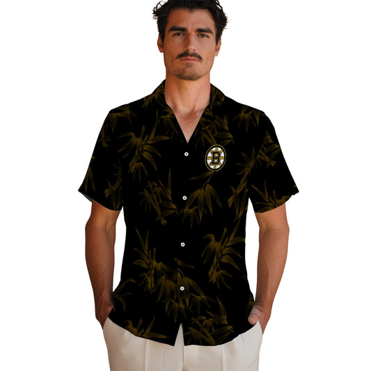 Boston Bruins Hawaiian Shirt - Bamboo Branches | Moonbestprint