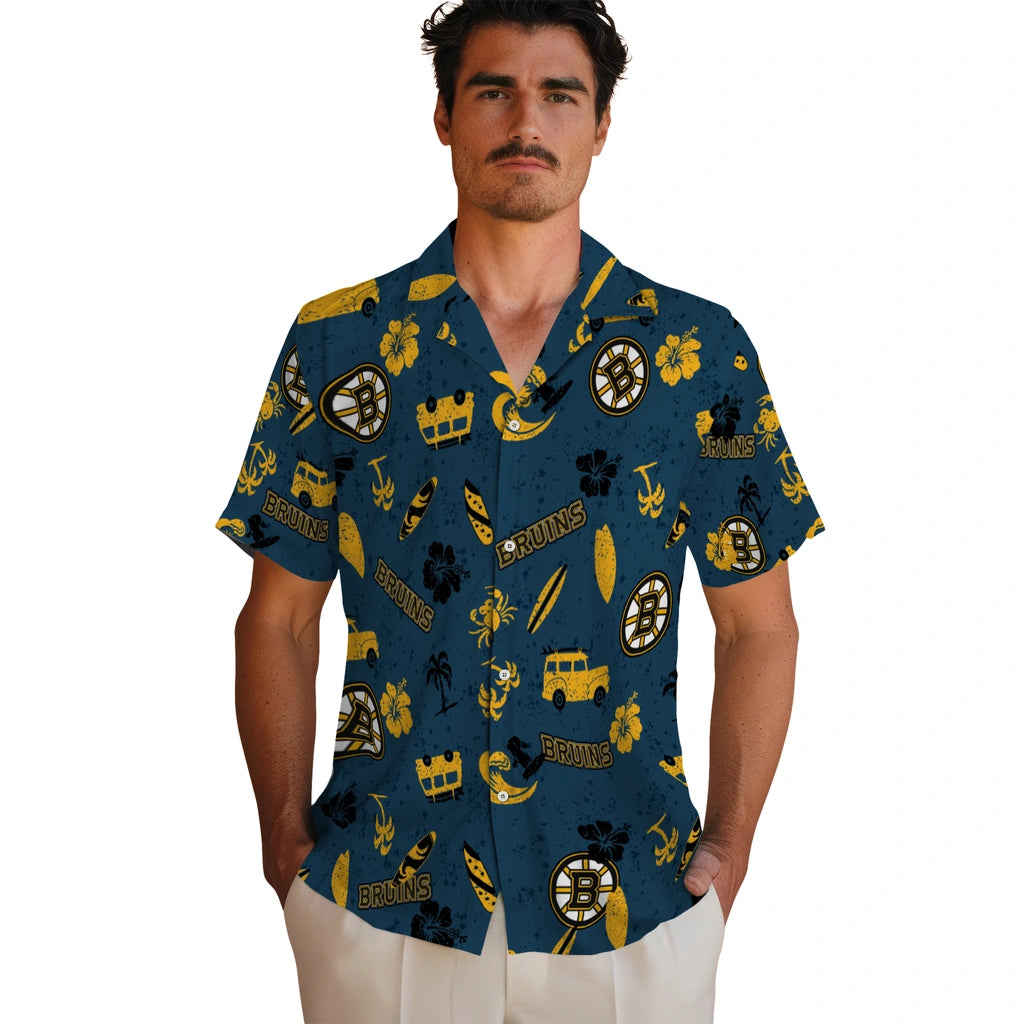 Boston Bruins Hawaiian Shirt - Beach Vibe – Moonbestprint