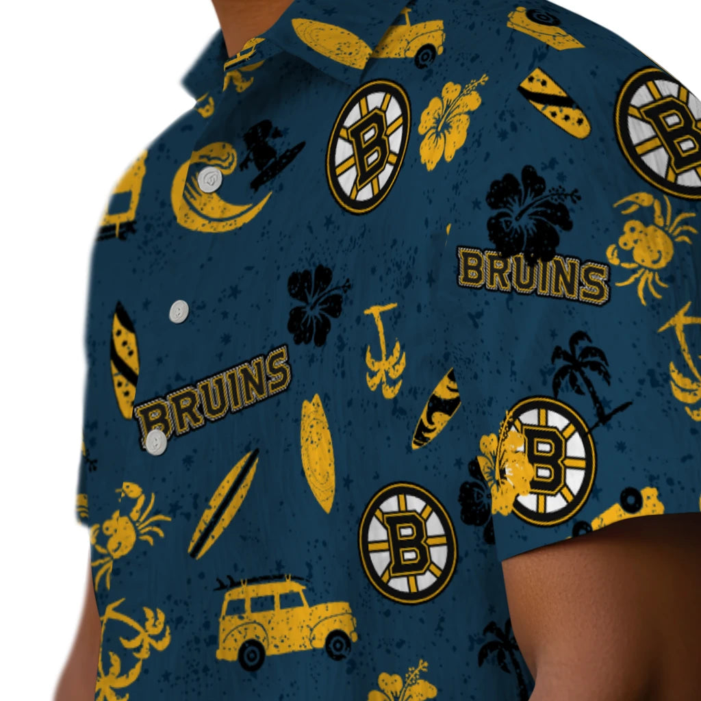 Boston Bruins Hawaiian Shirt - Beach Vibe – Moonbestprint