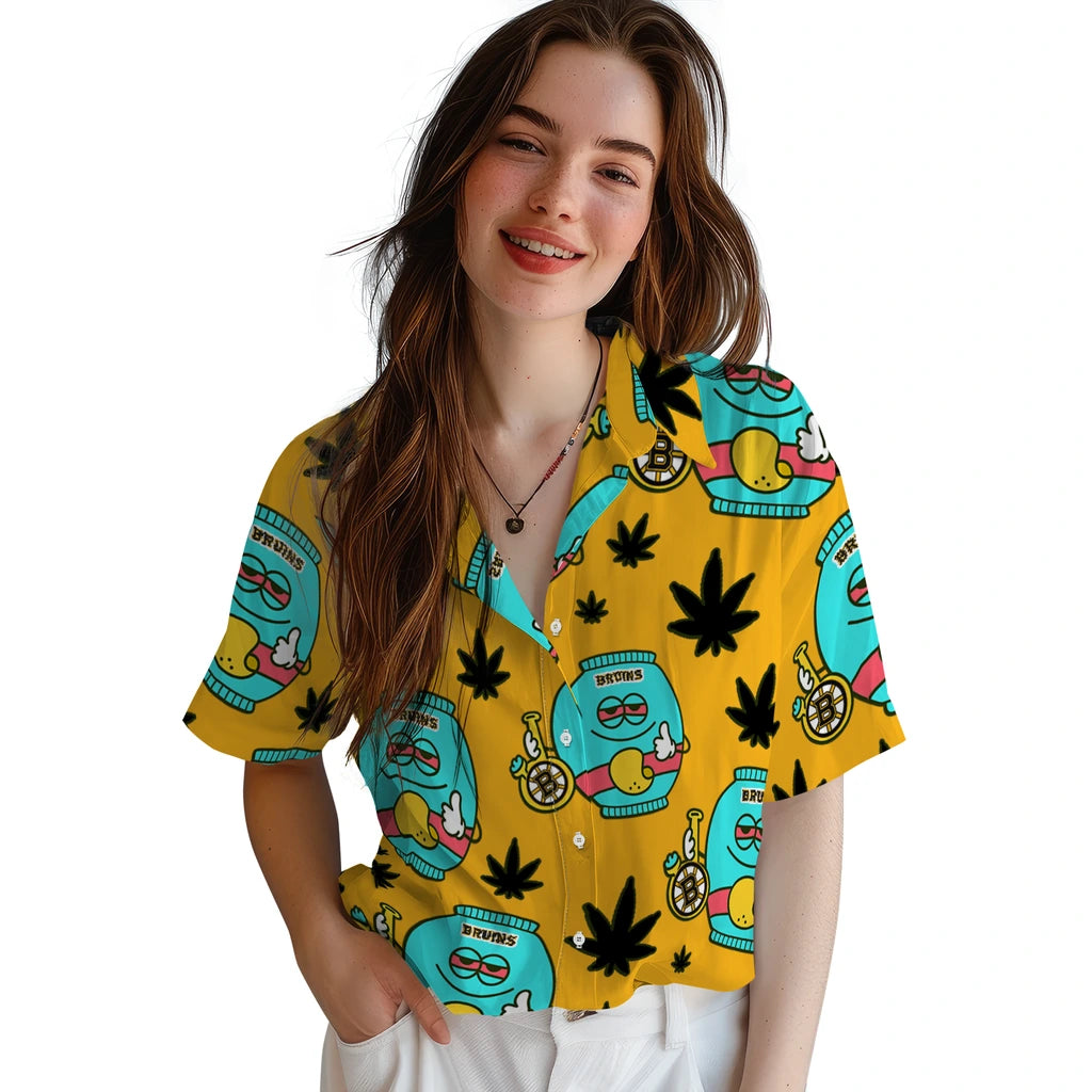 Boston Bruins Hawaiian Shirt - Chill Vibe – Moonbestprint