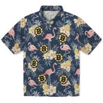 Boston Bruins Hawaiian Shirt - Flamingo Hibiscus – Moonbestprint
