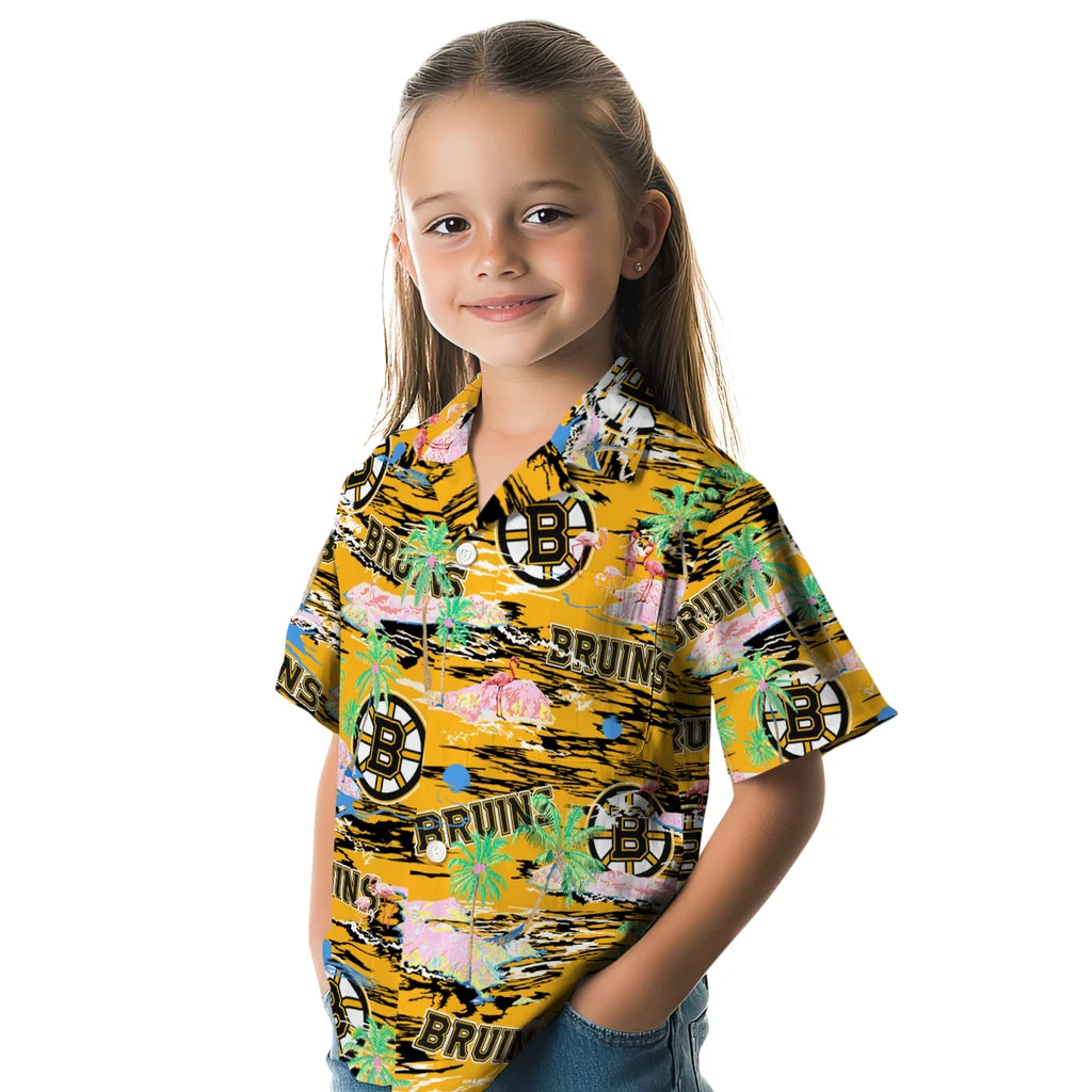 Boston Bruins Flamingo Retreat 2026 Hawaiian Shirt – Moonbestprint