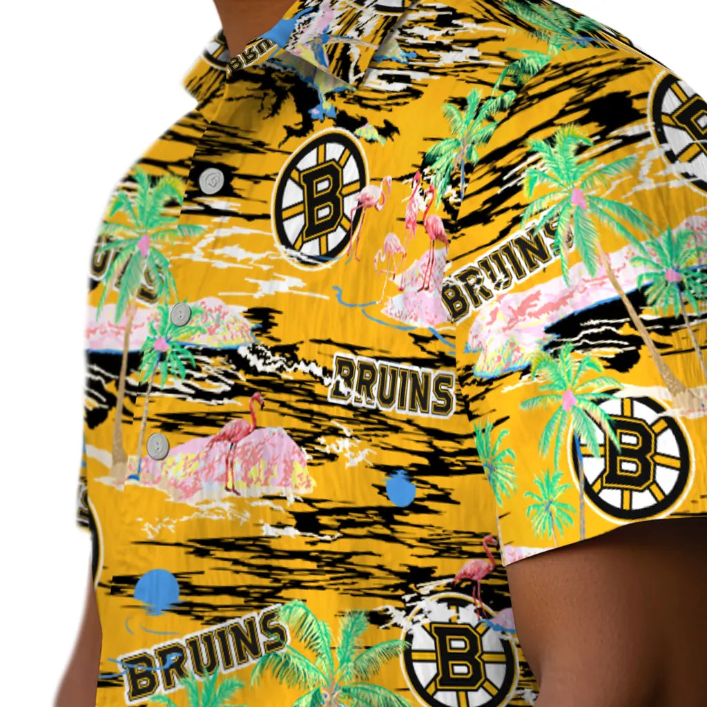 Boston Bruins Hawaiian Shirt - Hawaii Island – Moonbestprint