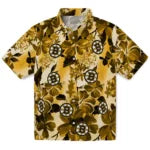 Boston Bruins Hawaiian Shirt - Hibiscus Arrangement – Moonbestprint
