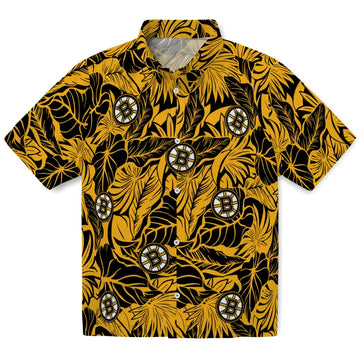 Boston Bruins Hawaiian Shirt - Monstera Layer – Moonbestprint