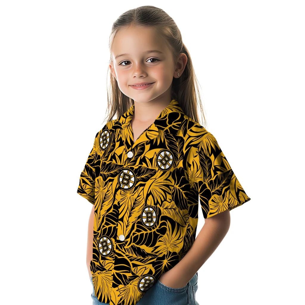 Boston Bruins Hawaiian Shirt - Monstera Layer – Moonbestprint