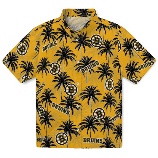 Boston Bruins Hawaiian Shirt - Palm Tree Motif – Moonbestprint