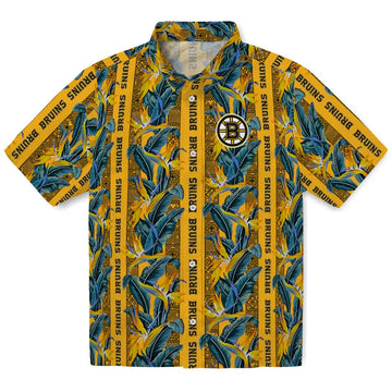 Boston Bruins Hawaiian Shirt - Paradise Vines – Moonbestprint