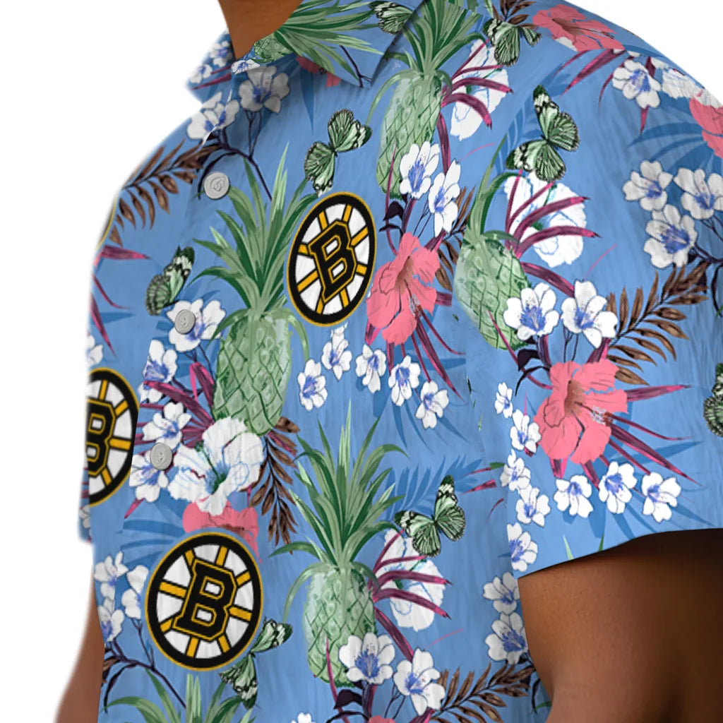 Boston Bruins Hawaiian Shirt - Pineapple Bouquet – Moonbestprint