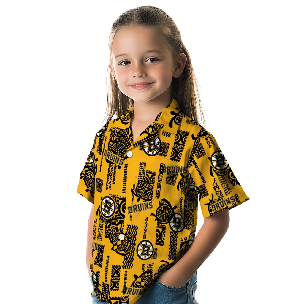 Boston Bruins Hawaiian Shirt - Turtle Lines – Moonbestprint