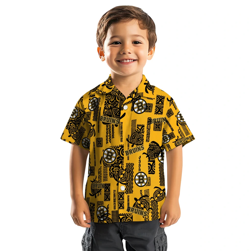 Boston Bruins Hawaiian Shirt - Turtle Lines – Moonbestprint