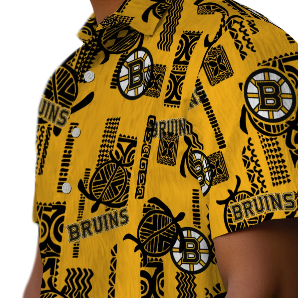 Boston Bruins Hawaiian Shirt - Turtle Lines – Moonbestprint
