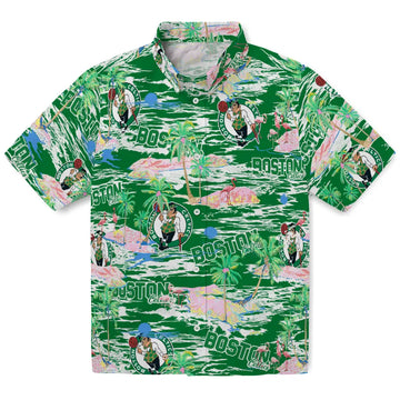 Boston Celtics Flamingo Retreat 2026 Hawaiian Shirt – Moonbestprint