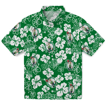 Boston Celtics Hibiscus Bloom Hawaiian Shirt – Moonbestprint