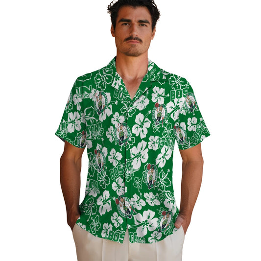 Boston Celtics Hibiscus Bloom Hawaiian Shirt – Moonbestprint