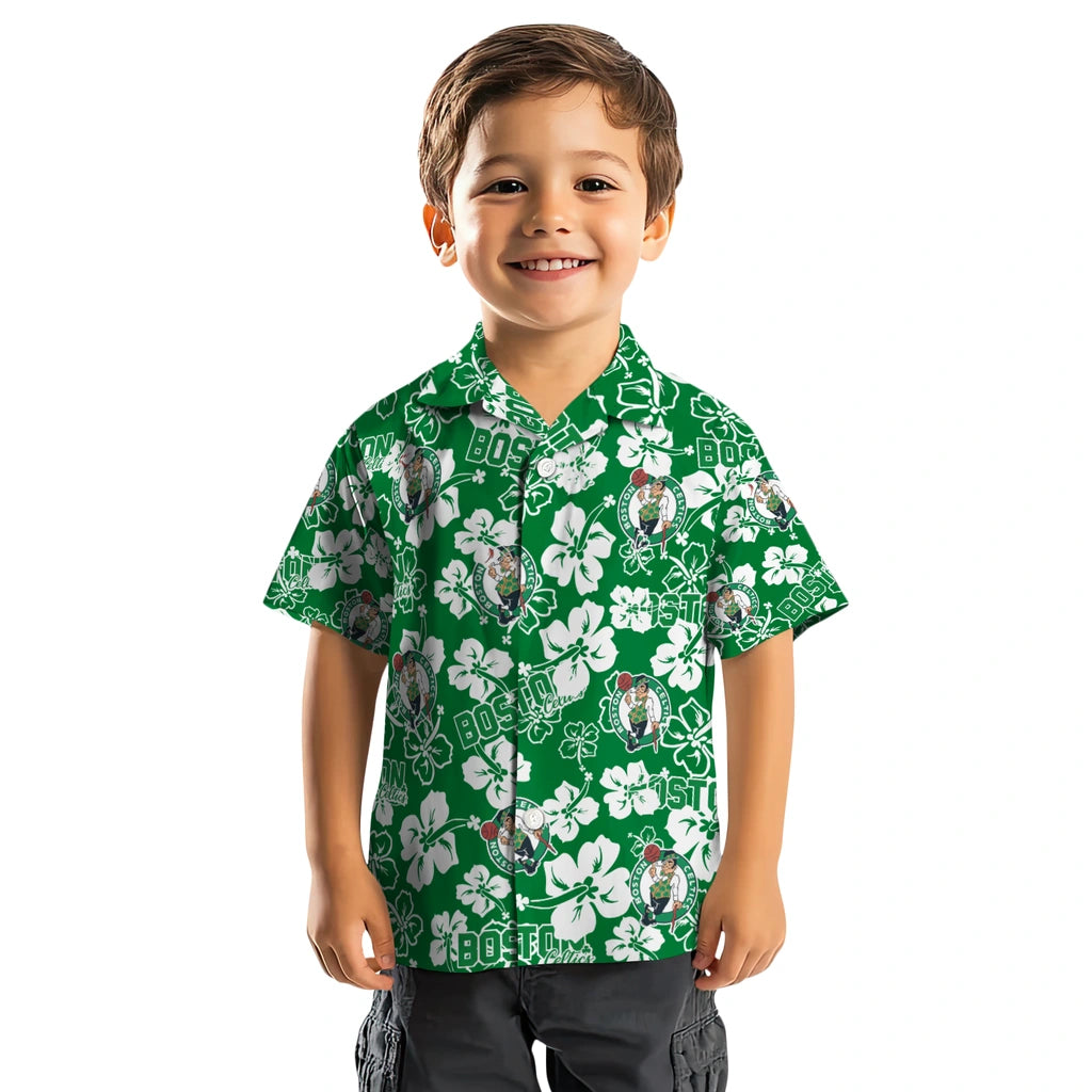 Boston Celtics Hibiscus Bloom Hawaiian Shirt – Moonbestprint