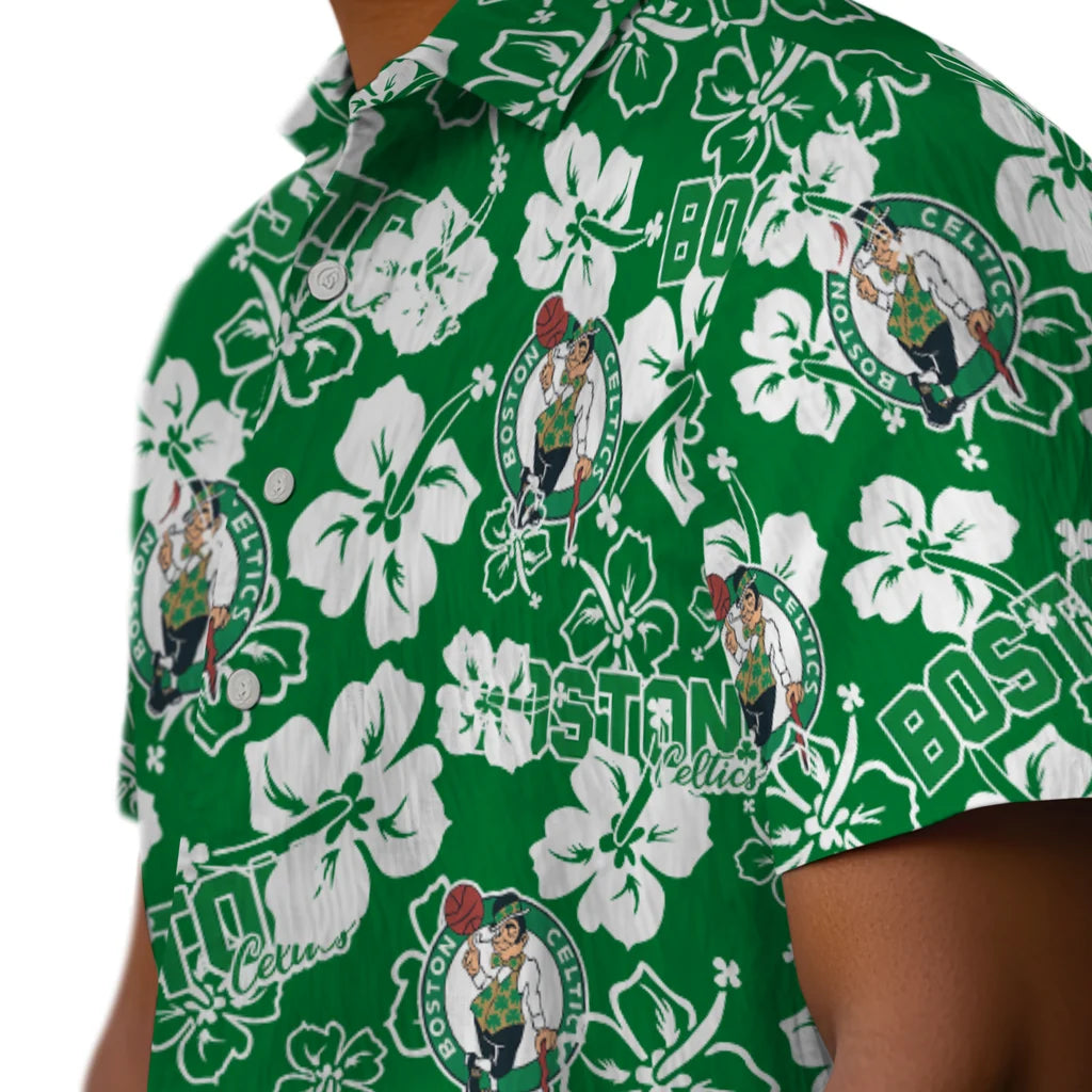 Boston Celtics Hibiscus Bloom Hawaiian Shirt – Moonbestprint