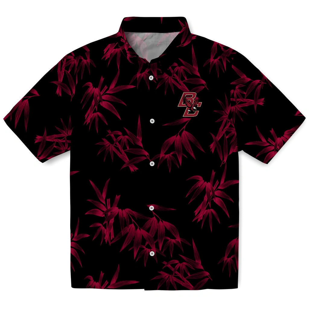 Boston College Eagles Hawaiian Shirt - Bamboo Branches | Moonbestprint