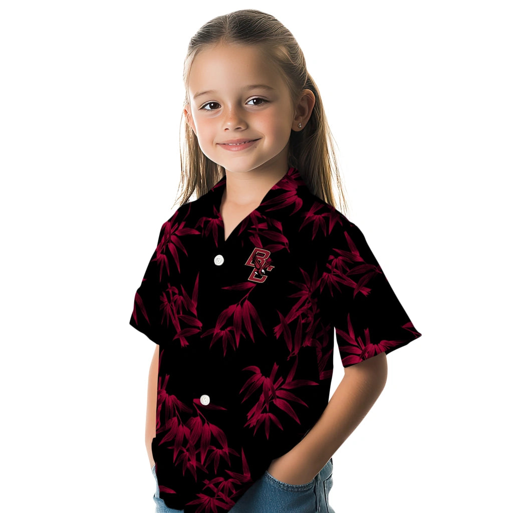 Boston College Eagles Hawaiian Shirt - Bamboo Branches | Moonbestprint