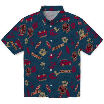 Boston College Eagles Hawaiian Shirt - Beach Vibe | Moonbestprint