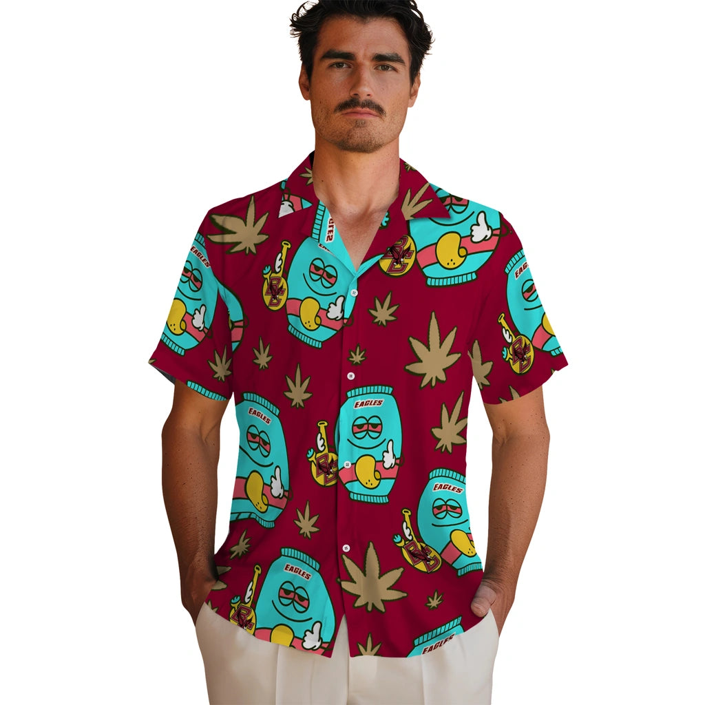 Boston College Eagles Hawaiian Shirt - Chill Vibe | Moonbestprint