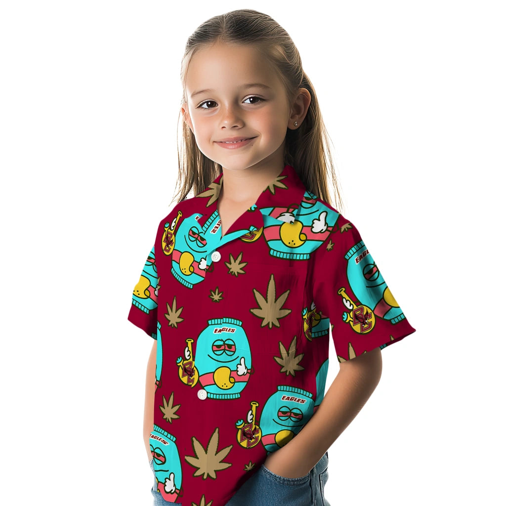 Boston College Eagles Hawaiian Shirt - Chill Vibe | Moonbestprint