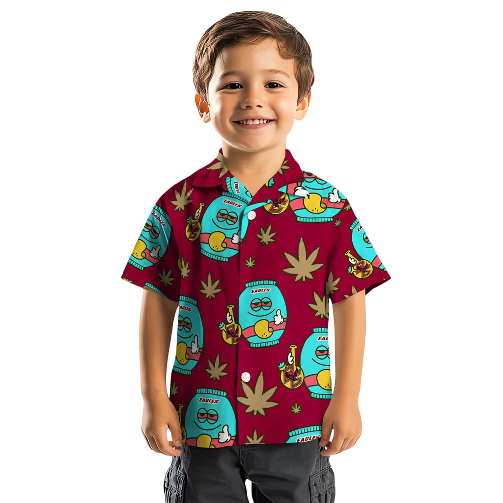 Boston College Eagles Hawaiian Shirt - Chill Vibe | Moonbestprint
