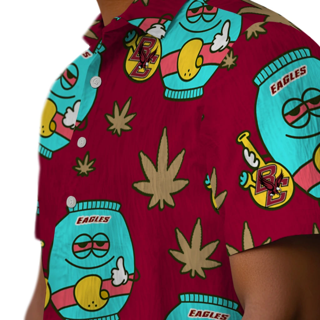 Boston College Eagles Hawaiian Shirt - Chill Vibe | Moonbestprint