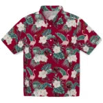 Boston College Eagles Hawaiian Shirt - Flamingo and Hibiscus | Moonbestprint