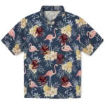 Boston College Eagles Hawaiian Shirt - Flamingo Hibiscus | Moonbestprint