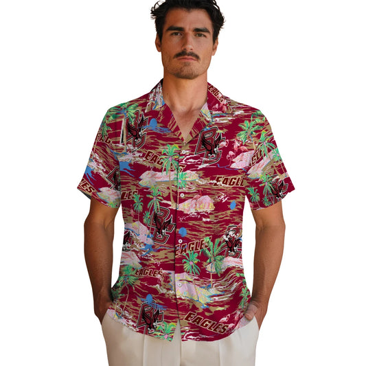 Boston College Eagles Flamingo Retreat 2026 Hawaiian Shirt – Moonbestprint