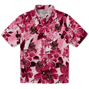 Boston College Eagles Hawaiian Shirt - Hibiscus Arrangement | Moonbestprint
