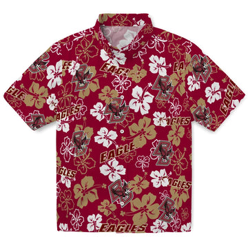 Boston College Eagles Hibiscus Bloom Hawaiian Shirt – Moonbestprint
