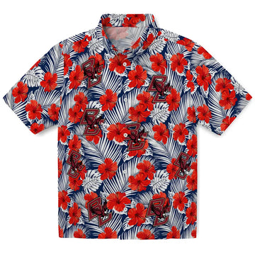 Boston College Eagles Hawaiian Shirt - Hibiscus Fiesta | Moonbestprint