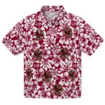 Boston College Eagles Hawaiian Shirt - Hibiscus Motif | Moonbestprint