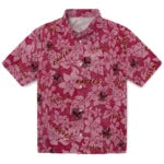 Boston College Eagles Hawaiian Shirt - Hibiscus Oasis | Moonbestprint