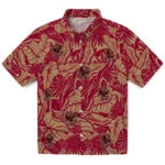 Boston College Eagles Hawaiian Shirt - Monstera Layer | Moonbestprint