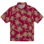 Boston College Eagles Hawaiian Shirt - Palm Tree Motif | Moonbestprint