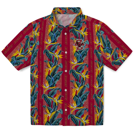 Boston College Eagles Hawaiian Shirt - Paradise Vines | Moonbestprint