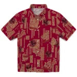 Boston College Eagles Hawaiian Shirt - Turtle Lines | Moonbestprint